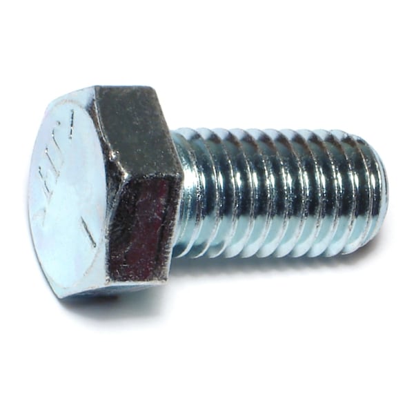 Midwest Fastener Grade 5, 5/8"-11 Hex Head Cap Screw, Zinc Plated Steel, 1-1/4 in L, 15 PK 53385 - main
